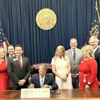 GA Governor Kemp Signing Landscaping Bill