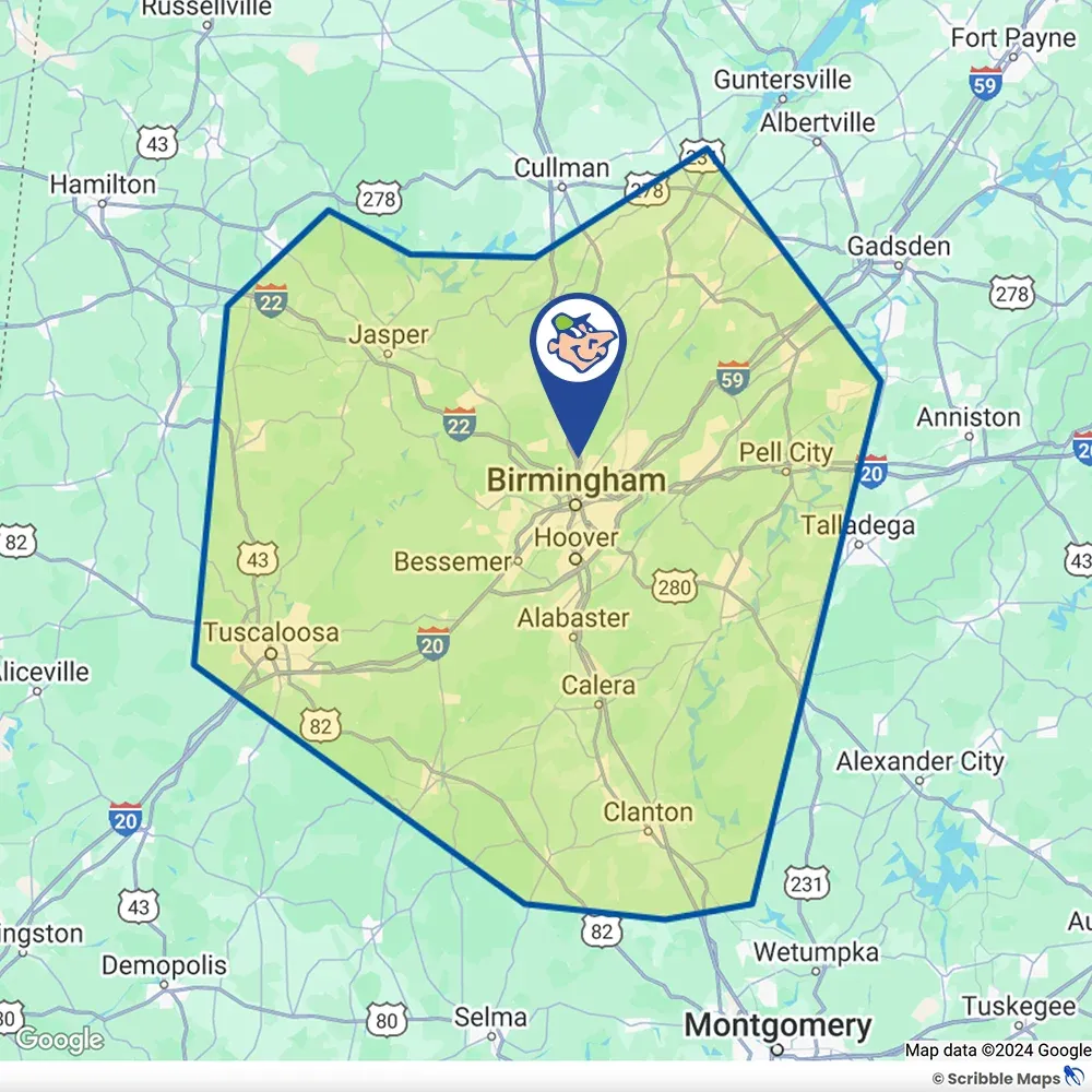 unlimited-lawn-care-birmingham-ga-service-area-map