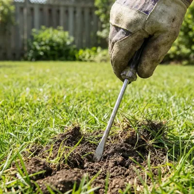 screwdriver soil compaction test
